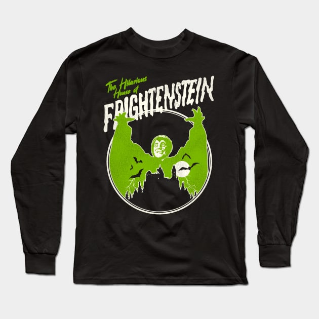 The Hilarious House of Frightenstein Long Sleeve T-Shirt by darklordpug